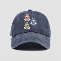 Op Maat Gemaakte Zachte Sportbaseballpet Met 6 Panelen, Gepersonaliseerd Met Argyle-Patronen Met Print Fruit En Gebogen Dobby-Ontwerp