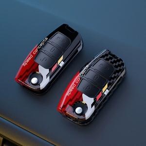 Cover per Chiave Auto in Fibra di Carbonio ABS per <span class=keywords><strong>Ford</strong></span> Fiesta Focus B-Max C-Max Mondeo Falcon Eco Sport Galaxy, <span class=keywords><strong>Accessori</strong></span> Portachiavi - Product Image 6