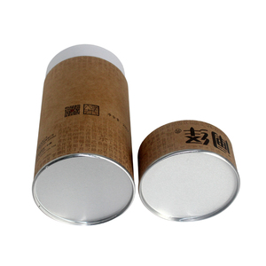 Emballage de tubes en papier kraft/artisanat à usage industriel et en carton Type de papier Boîte à fleurs ronde en carton avec couvercle en métal - Product Image 2