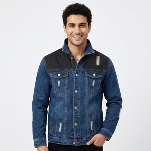 Fashionable Boys <b>Denim</b> <b>Jackets</b> With Collar Comfortable Street Wear High Quality <b>Jackets</b> College, Baseball, <b>jacket</b> for <b>men</b> - Product Image 1