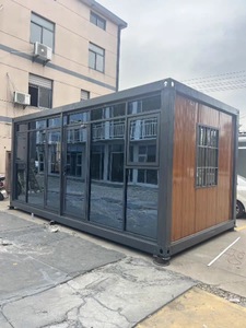 Micro-maison modulaire <span class=keywords><strong>Domus</strong></span>, cabine en acier détachable pour bâtiment de bureaux, site de vie mobile préfabriqué, secours d'urgence - Product Image 3