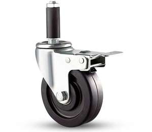 <span class=keywords><strong>ESD</strong></span> <span class=keywords><strong>Caster</strong></span> Medium Duty Industrial Anti Static Schwarzes Gummi rad Conduct ive <span class=keywords><strong>Caster</strong></span> Trolley Cart <span class=keywords><strong>Caster</strong></span> - Product Image 5