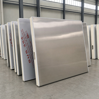 Panneau Métallique Ignifuge en Acier Inoxydable avec Design Chinois Écologique pour Toitures de Chambres Froides, Entrepôts et Ateliers
