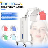Machine de levage faciale de beauté de thérapie de Leds-face-lights de peau verticale de station thermale