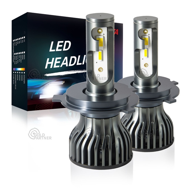 Three Colors Car Truck Headlight 10000LM Led Headlight 9V~32V 3 Colors H7 H4 H11 9005 9006 6000K 4300K 3000K