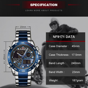 Igital-reloj deportivo de 9171 grados, accesorio de bloqueo a prueba de agua - Product Image 4
