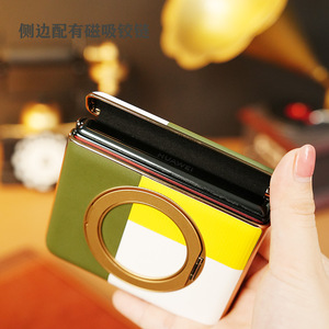 Suitable for Huawei PuraX mobile phone case, <b>hinge</b> protection magnetic ring bracket, fashionable and <b>light</b> mobile phone case. - Product Image 2