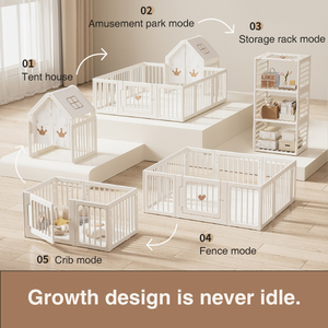Parque de Juegos Plegable de Plástico para Niños, Corralito Infantil, Cerca de Juegos para Bebé para Dormitorio, Escuela, Exterior y Sala de Estar - Product Image 4