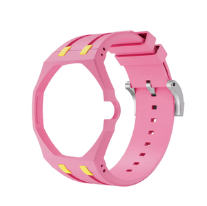 Bracelet <span class=keywords><strong>de</strong></span> <span class=keywords><strong>montre</strong></span> mécanique intelligent <span class=keywords><strong>de</strong></span> remplacement classique, boîtier monobloc, lignes élégantes, compatible avec Ap & Swatch. - Product Image 4