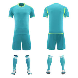 Haute qualité conception personnalisée <span class=keywords><strong>France</strong></span> maillots de football respirant Polyester équipe Kits confortable taille régulière ensembles de shorts en gros - Product Image 5
