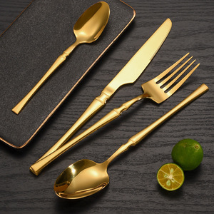 Manufacturer's stainless steel Western-style cutlery set, small waist cutlery knife, <b>fork</b>, spoon, teaspoon, four-piece set, - Product Image 1