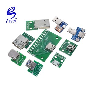 <span class=keywords><strong>USB</strong></span> Nam nối/mini <span class=keywords><strong>USB</strong></span> để Dip Adapter nữ nối 2.54 nối <span class=keywords><strong>B</strong></span> <span class=keywords><strong>Type</strong></span>-C USB2.0 3.0 nữ PCB chuyển đổi - Product Image 2