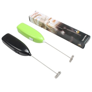 Điện Mini sữa Frother cầm tay cà phê Pin thép không gỉ Máy trứng Beater Máy xay sinh tố với tay mặt nạ Mixer đa <span class=keywords><strong>Whisk</strong></span> - Product Image 1