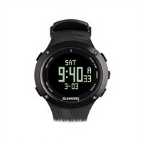 Montre de sport multifonctionnelle étanche SUNROAD FR730 pour hommes, pour la montagne, l'alpinisme, les activités de plein air, affichage numérique