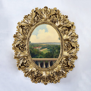 Châu Âu-Phong Cách Cổ Hình Ảnh Khung Kính Khắc Hollow Mỹ Vàng Nhựa Khung Ảnh Pháp Bàn Đám Cưới Trang Trí Nội Thất - Product Image 3