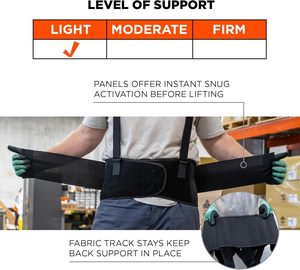 Correas extraíbles Soporte <span class=keywords><strong>lumbar</strong></span> inferior <span class=keywords><strong>con</strong></span> <span class=keywords><strong>tirantes</strong></span> Cinturón de soporte trasero ajustable - Product Image 3