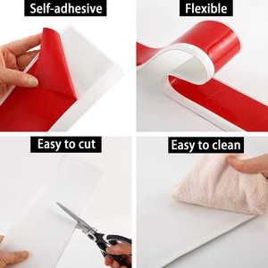 Peel and Stick Wall Skirting Line Wallpaper Sticker Cintura Skirting Wall Border <span class=keywords><strong>Autoadhesivo</strong></span> Wall Door Frame Trim Line Sticker - Product Image 4