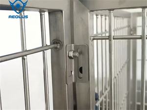 Perreras modulares grandes para exteriores para perros y jaulas para gatos Bandeja de plástico transpirable Palé Patrón sólido Perrera-Para-C Es - Product Image 6