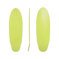 WOODSEN Skateboard à grande vitesse en bois d'érable canadien 100% durable, 8,5 pouces, 7 couches, double rocker, impression UV graphique avec logo personnalisé