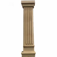 Ligne décorative en polystyrène EPS Colonne en polyuréthane Carreaux muraux Piliers de décoration pour décoration murale extérieure