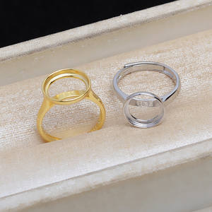 Mabei S925 Set Pearl Accessories 11.7 Pendant 12.3 Earrings 12.7 Ring 13.3 Empty Holder 5313-2 <b>Jewelry</b> <b>Findings</b> & <b>Components</b> - Product Image 5