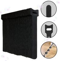 Attaches de câble de bureau en nylon de haute qualité, autobloquantes, auto-adhésives, double face, à crochets et boucles