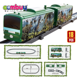 Clásico Set de Tren y Coche Eléctrico con Rieles para Niños - Product Image 6