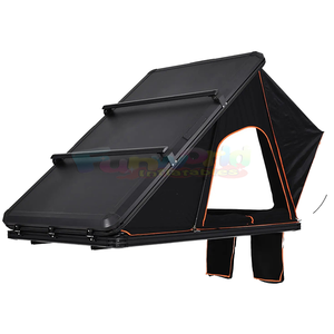 <span class=keywords><strong>Tente</strong></span> <span class=keywords><strong>de</strong></span> <span class=keywords><strong>toit</strong></span> rigide en aluminium Slim Wedge pour SUV, idéale pour le camping - Product Image 1