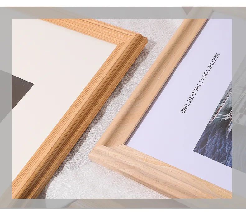 Vvát 30x40 hình ảnh khung 11x14 ánh sáng màu sồi giả hạt gỗ thiết kế hiện đại bằng gỗ ảnh Áp phích khung cho hàng thủ công