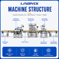 Automatische afvulmachines voor alcohol, olijfolie, vruchtensap, dranken, likeur, appelciderazijn.