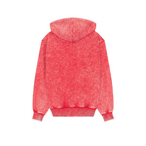 Kingsen Sun Faded Cotton Pull épais à capuche pour hommes French Terry Vintage Washed Heavyweight Hoodie Hip Hop Design - Product Image 5