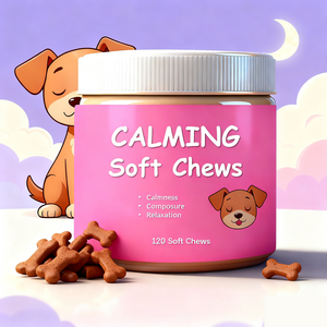 OEM fabrika toptan köpek sakinleştirici Chews anksiyete kabartma davranır ve köpekler için ek kalça ve eklem desteği ısırıkları - Product Image 1