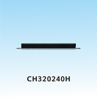 CH320240D-2 3.8 Inci COG Monokrom 320240 Layar Tampilan LCD Grafis 320X240 Dot Matrix LCD Perpustakaan Font LCD Bingkai Besi