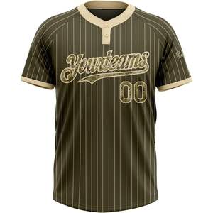 Maillots de softball personnalisables pour hommes jeunes femmes chemises de baseball respirantes couture à boutons conception d'uniforme d'équipe personnalisée - Product Image 3