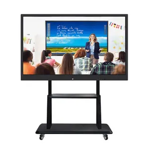 65 Inch Quảng Đông Thông Minh LED Tương Tác Màn Hình Cảm Ứng TV Built-In PC Tất Cả Trong Một Máy Tính Để Bàn Cho Giáo Dục