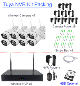 4CH 8CH 2MP 3MP 5MP 4 8 kênh thông minh Wifi máy ảnh không dây tuya NVR Kit an ninh Hệ thống camera với hai cách âm thanh nói chuyện - Product Image 4