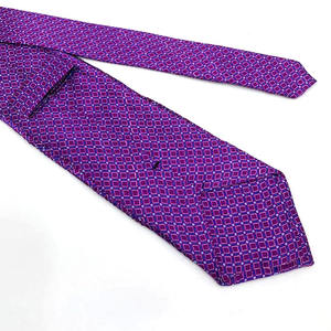 เนคไทผ้าไหมอัดจีบของผู้ชายเนคไทผ้าไหมหรูหราพิมพ์ลายดิจิทัลดีไซน์ใหม่ - Product Image 3