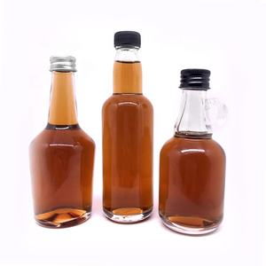 Botella de Vidrio Transparente para Vino de Frutas, Botellas de Vidrio para <span class=keywords><strong>Alcohol</strong></span>/Licores/Bebidas Espirituosas con Tapón de Corcho, Botella de Vidrio para Vodka, <span class=keywords><strong>Whisky</strong></span>, Vino Tinto - Product Image 2