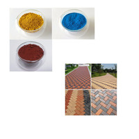 Pigment inganant en poudre, 1 kg, oxyde de fer fe2/3, rouge, 130 bleu, vert