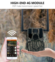 Cámara de Caza con Sensor CMOS, Resistente al Agua, 4G LTE, Tarjeta SD, Energía Solar, Larga Duración de Batería, Control por Aplicación