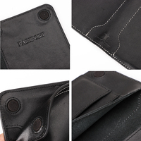 Portefeuille de voyage en cuir personnalisé, multi-cartes, design rétro, adapté aux hommes et aux femmes, accessoires de voyage essentiels.