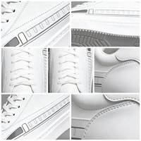 Chaussures de marche confortables et légères pour hommes et femmes, style Oxford, avec logo personnalisé, amorti et absorption des chocs, à lacets, décontractées