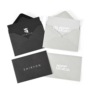 Ensemble de cartes de remerciement personnalisées avec logo en feuille d'or, avec enveloppes et autocollants, cartes de remerciement pour les petites entreprises et les festivals - Product Image 4