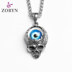 Colgante de Acero Inoxidable con Cabeza de Cabra Vikinga y Mjolnir, Martillo de Thor Nórdico, Nudo Celta, Joyería de Moda Vintage de Acero de Titanio para Hombre - Product Image 4