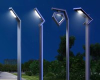 Bon prix Led réverbère jardin lumière LED post Top lumière extérieure éclairage public Luminaire monté sur poteau