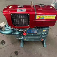 Petit moteur diesel portatif Zs1115GP de 20HP à quatre temps d'injection de direction de puissance de cylindre simple refroidi à l'eau