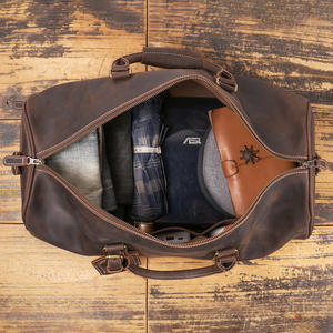 Bolsa para llaves de piel de vaca hecha a mano, estilo retro, tamaño mini, con cremallera, bolsillo para monedas, colgante de cintura de gran capacidad - Product Image 5