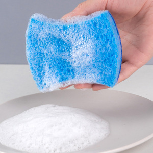 Spons Penggosok Penyerap Air Tinggi Anti Gores untuk Pembersih Dapur, Bantalan Pembersih Pulp Selulosa untuk Cuci Piring dan Penggunaan Rumah Tangga - Product Image 6