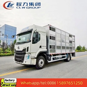 Camion de transport personnalisé de bétail et de porc à conduite à gauche de grande capacité avec système d'alimentation camion à chargement automatique pour animaux - Product Image 3