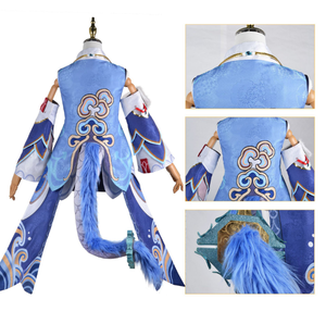 ECOWWAlson ชุดคอสเพลย์สตาร์เรลสำหรับแต่งกายชุดเดรสเซ็กซี่ชุดกระโปรงหางปลาฮาโลวีน - Product Image 5